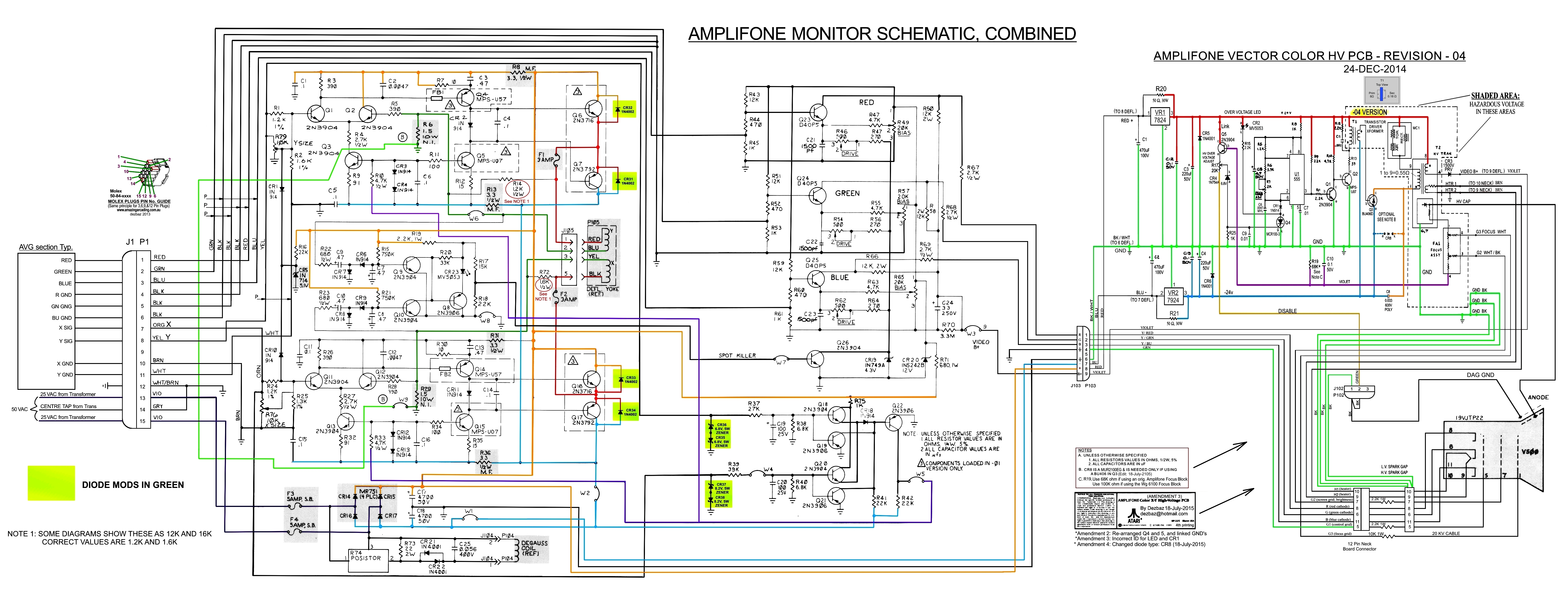 Electrohome G05-801 Vector Monitor Repair - 1-20-23 